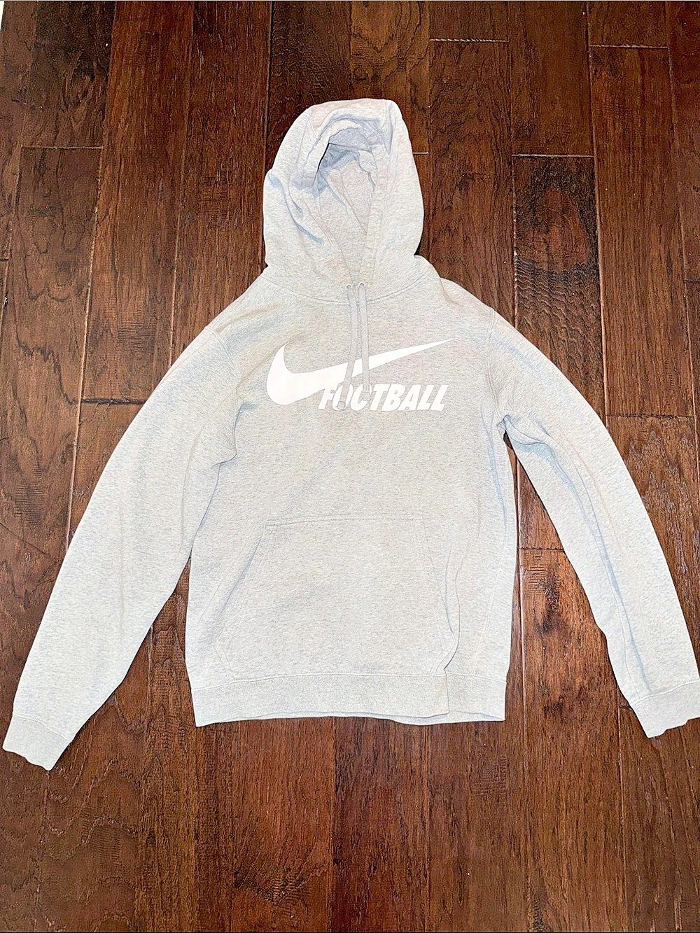 Nike Men’s Football Hoodie Gray Size Small